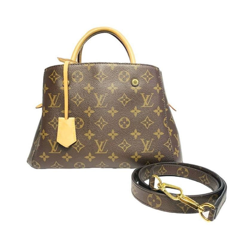 ルイ・ヴィトン モノグラム モンテーニュBB M41055 2way ショルダーバッグ ハンドバッグ LOUIS VUITTON 【240005006078】