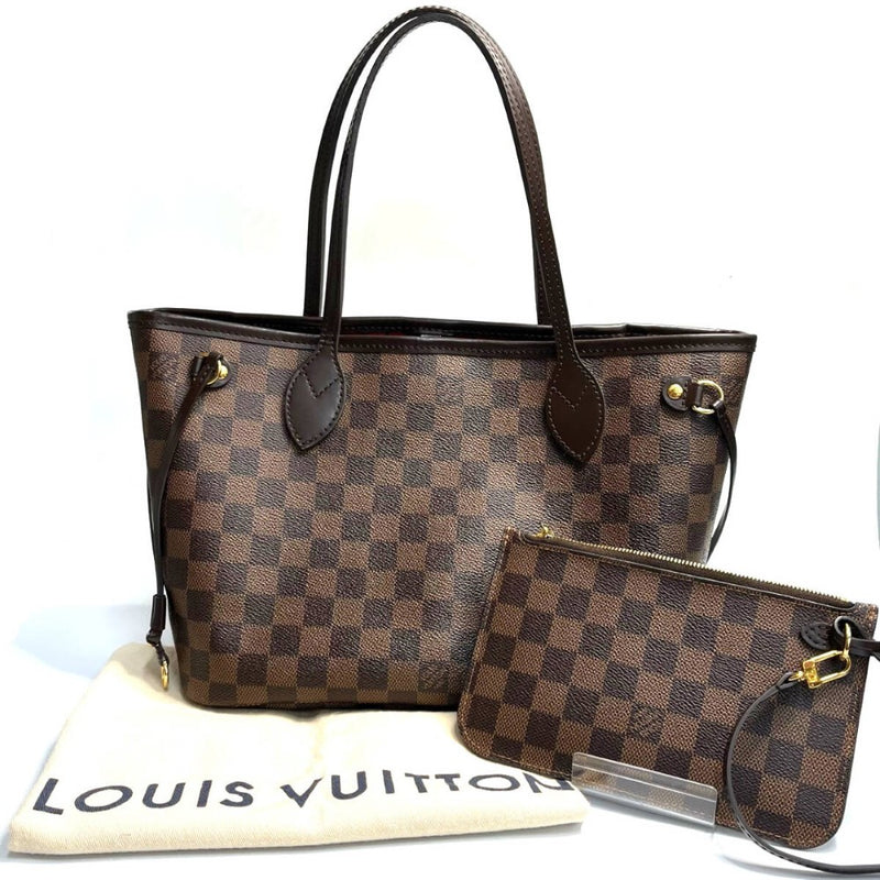 ルイ ヴィトン ダミエ ネヴァーフルPM N41359 ポーチ付き LOUIS VUITTON 【240005006239】