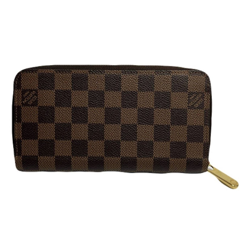 【美品】ルイヴィトン ダミエ ジッピーウォレット N41661 ラウンドファスナー 長財布 LOUIS VUITTON 【240005006255】