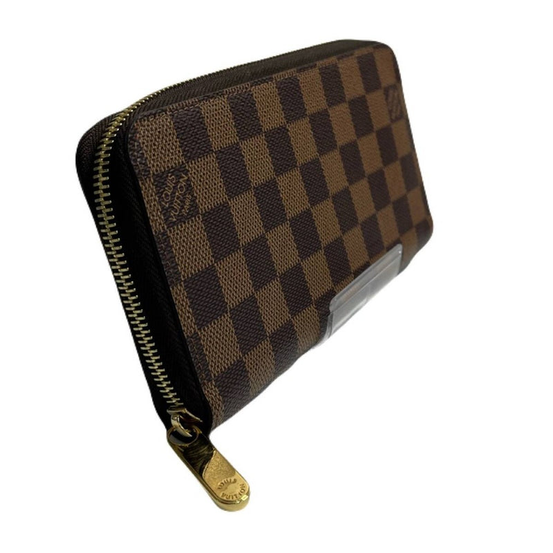 【美品】ルイヴィトン ダミエ ジッピーウォレット N41661 ラウンドファスナー 長財布 LOUIS VUITTON 【240005006255】