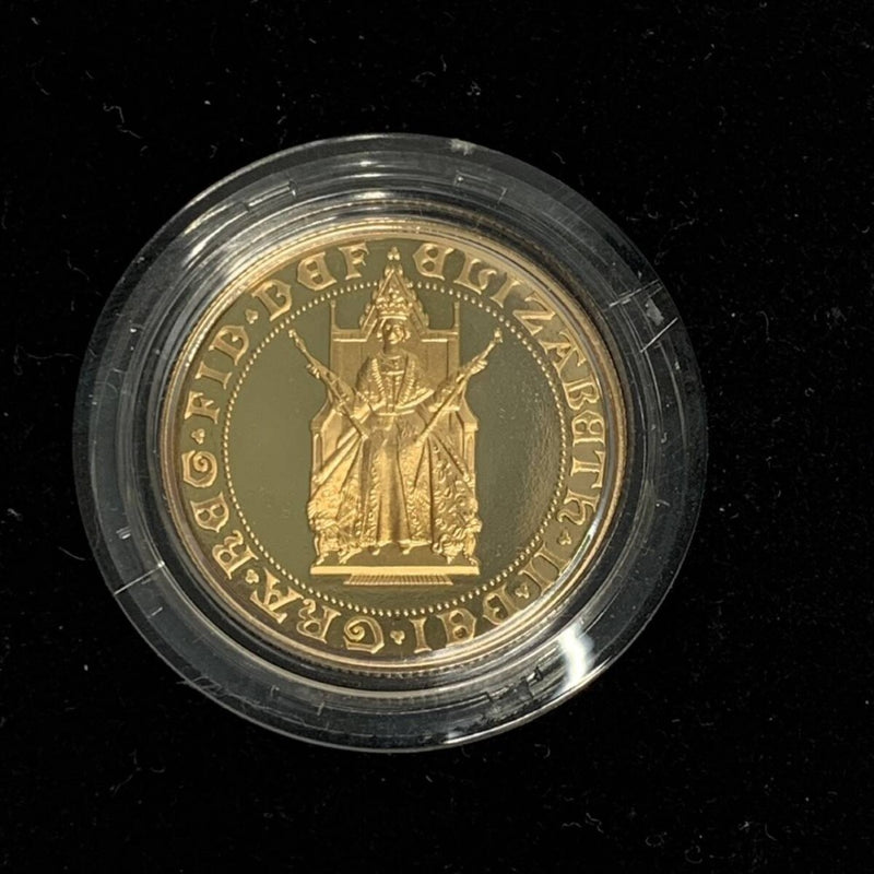 【希少】 1989 ソブリン500周年記念 2ポンド 金貨 Double Sovereign 【240005006256】