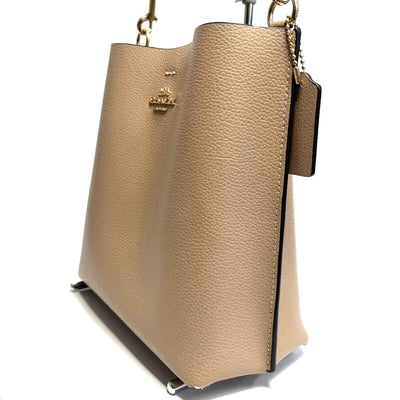 COACH コーチ モリーバケットバッグ22 2Wayバッグ ショルダーバッグ ハンドバッグ レザー ベージュ CA177 【240005006379】