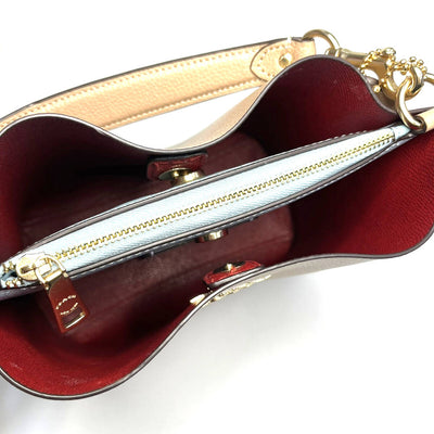 COACH コーチ モリーバケットバッグ22 2Wayバッグ ショルダーバッグ ハンドバッグ レザー ベージュ CA177 【240005006379】