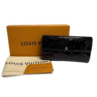 ルイ ヴィトン ヴェルニ ポルトフォイユ サラ 2つ折り長財布 M93524 LOUIS VUITTON 【240005006451】