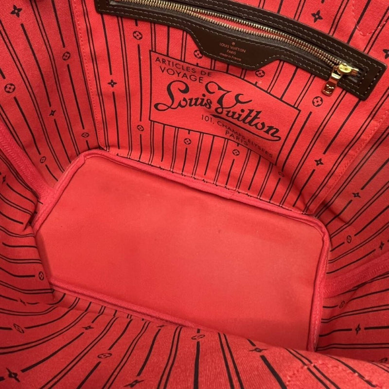 ルイ ヴィトン ダミエ ネヴァーフルMM トートバッグ ショルダーバッグ N51105 LOUIS VUITTON 【240005006789】