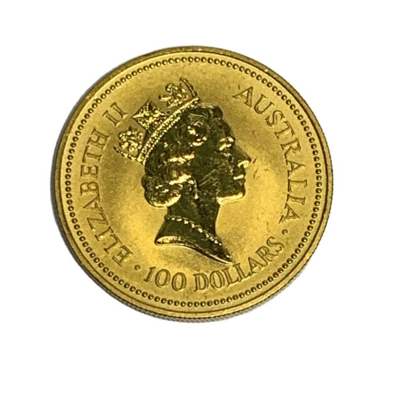 純金 1991年 オーストラリア カンガルー金貨 １オンス 金貨 31.1g K24 24金 【240005006811】