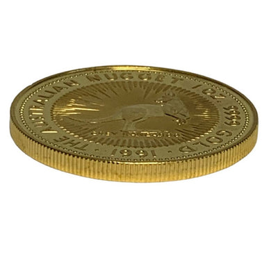 純金 1991年 オーストラリア カンガルー金貨 １オンス 金貨 31.1g K24 24金 【240005006811】