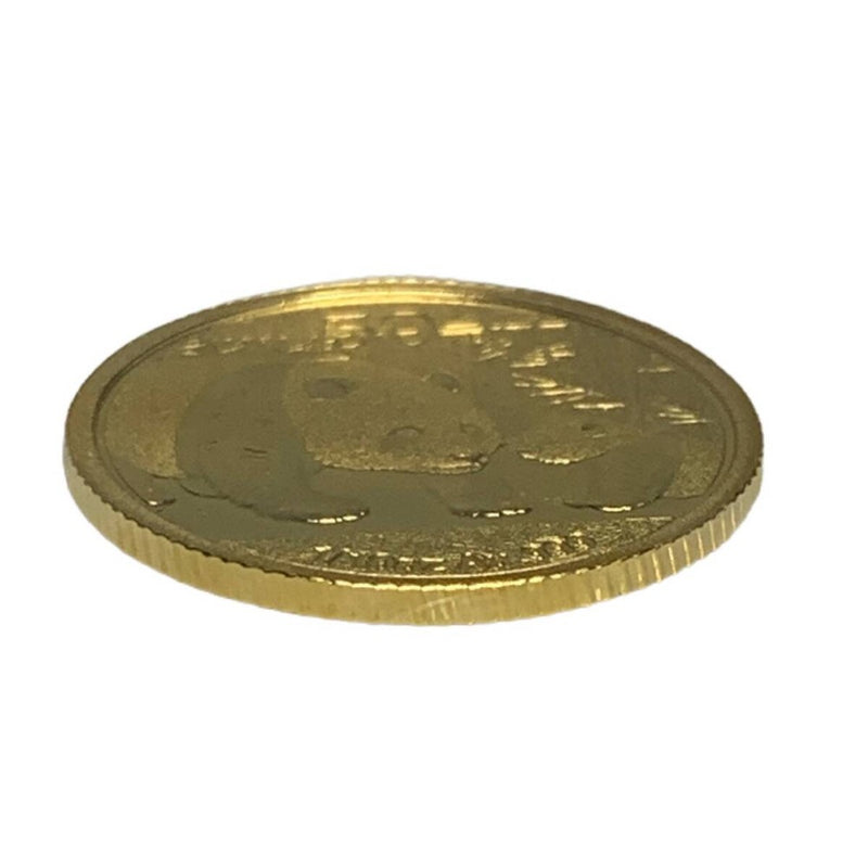 純金 中国 金貨 2011年 50元 親子 パンダ金貨 1/10oz K24 24金 【240005006813】
