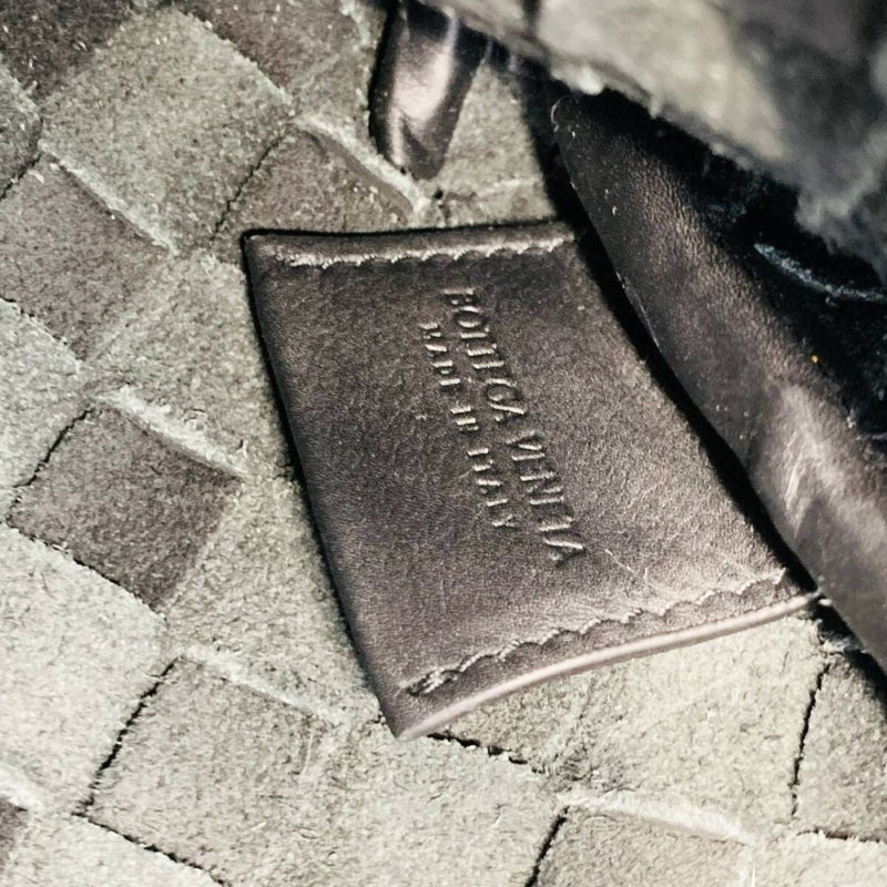 BOTTEGA VENETA ボッテガヴェネタ イントレチャートデュオ ショルダーバッグ クロスボディ レザー ブラック 651938 【240005006879】