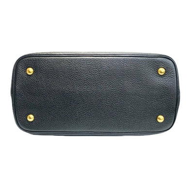 PRADA プラダ レザー 2wayハンドバッグ ショルダーバッグ ブラック 1BA058 【240005007016】