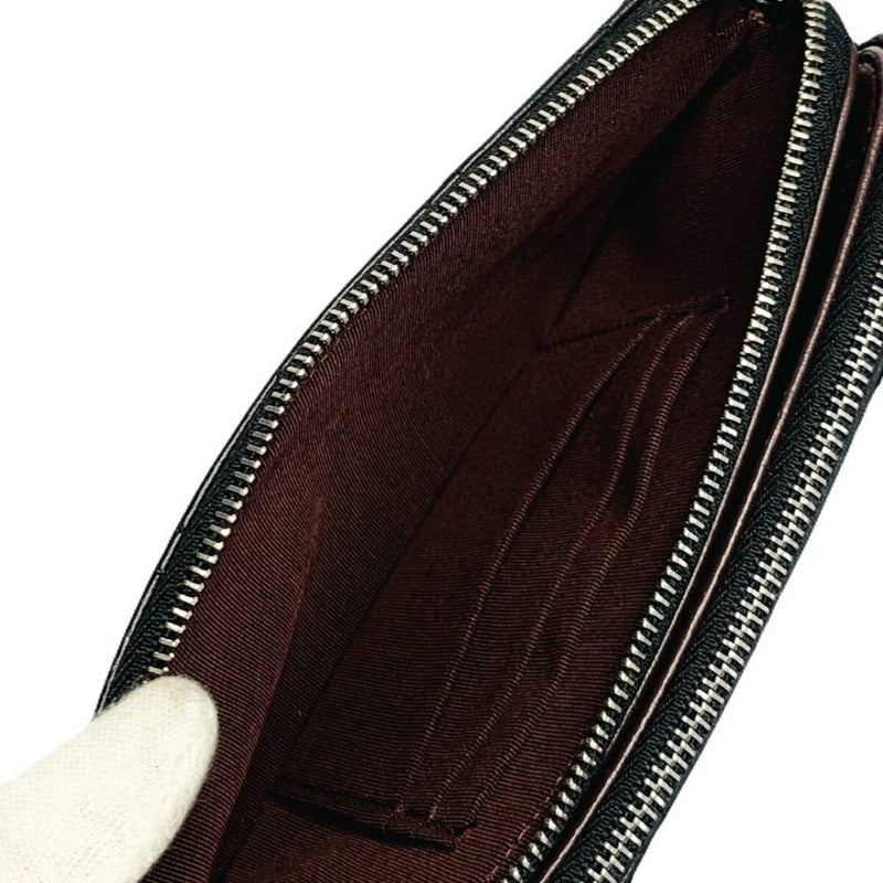 CHANEL シャネル マトラッセ チェーンウォレット A82527 ココマーク ラムスキン ブラック 【240005007046】