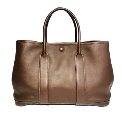 HERMES エルメス ガーデンツイリーTPM ハバナ スイフト ブラウン トートバッグ 【240005007184】