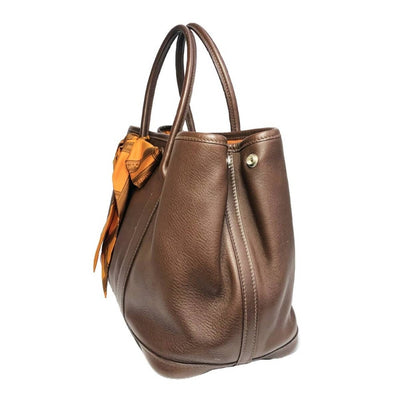 HERMES エルメス ガーデンツイリーTPM ハバナ スイフト ブラウン トートバッグ 【240005007184】