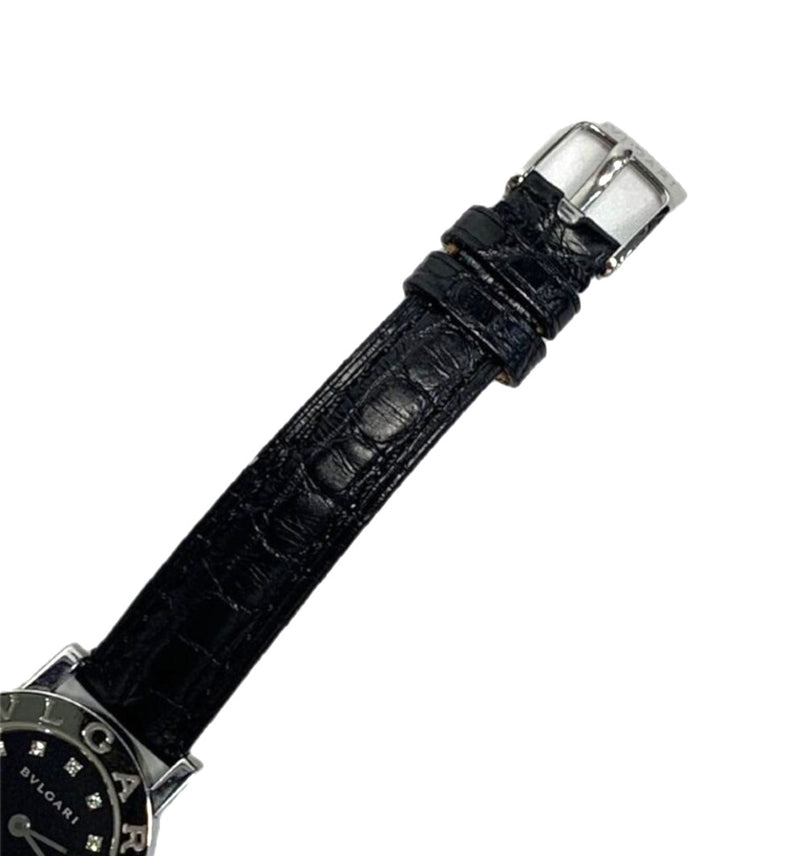 BVLGARI ブルガリ ブルガリブルガリ 12Pダイヤ クォーツ レディース BB23SL 稼動品 【240005007187】