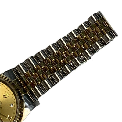 ROLEX ロレックス デイトジャスト 10Pダイヤ 16233G X番 自動巻き メンズ 腕時計 【240005007438】