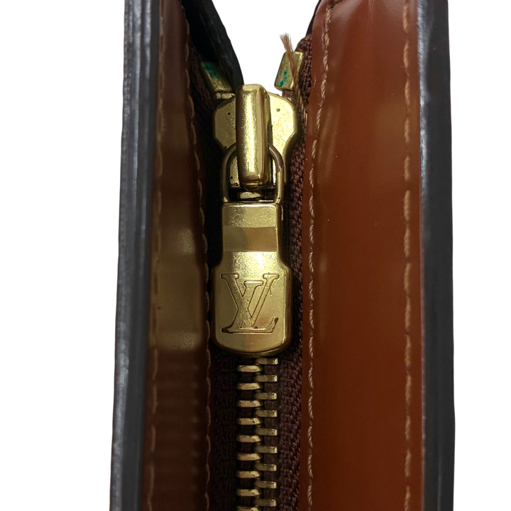 LOUIS VUITTON モノグラム ポシェット オム M51795 ブラウン セカンド