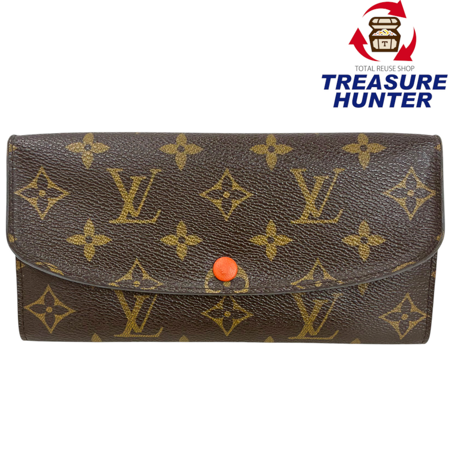 LOUIS VUITTON モノグラム ポルトフォイユ・エミリー M61578