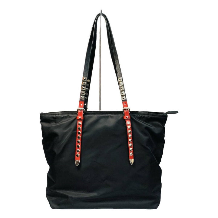 PRADA プラダ スタッズ ナイロントートバッグ 三角ロゴ 1BG212 PRADA プラダ スタッズ ナイロントートバッグ 三角ロゴ 1BG212