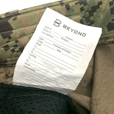 BEYOND(ビヨンド)　TSG ELEMENT カーキ系　カモフラ柄パンツ　サイズL カモフラグリーン　D9-G4MP-01 メンズ 【100058251003】