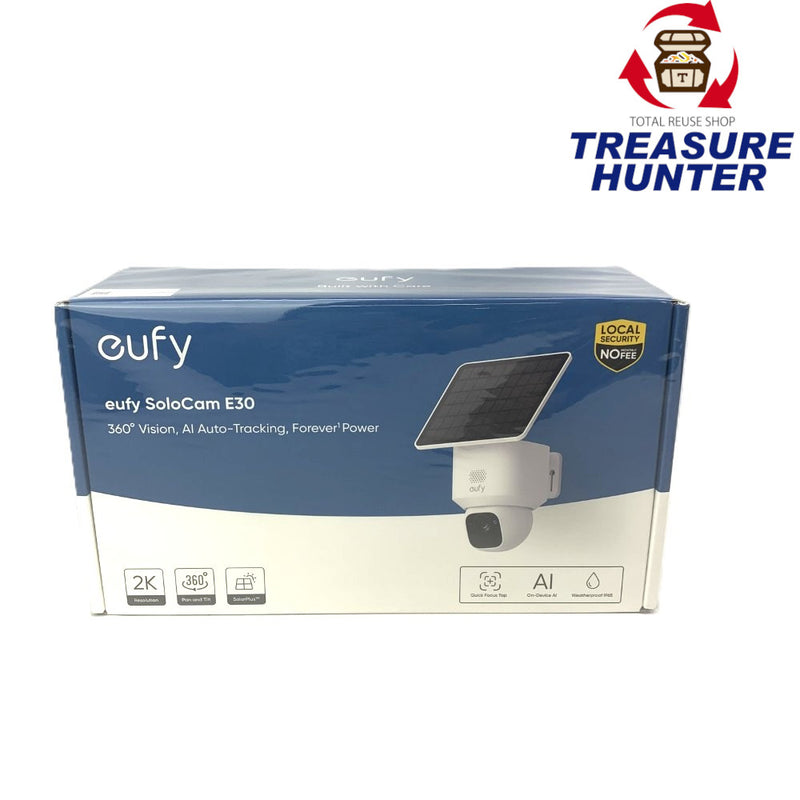 ANKER(アンカー)　Eufy SoloCam E30 防犯カメラ　T8171321　ソーラー充電　ホワイト　未開封品 【103075206008】
