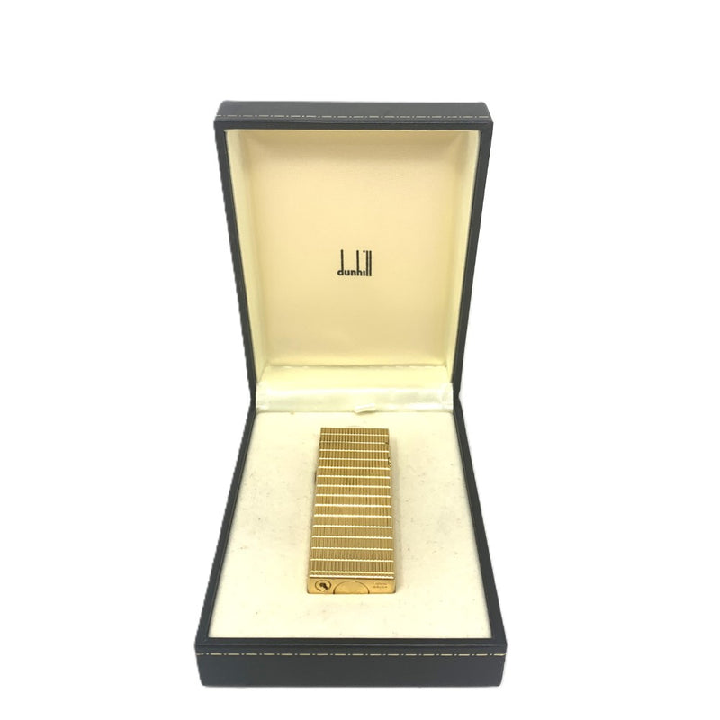 dunhill(ダンヒル)　ローラー式ガスライター　スクエア型　ゴールド 【101057102001】