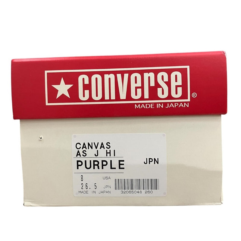 CONVERSE ALL STAR CANVAS HI 80H01 サイズ26.5cm パープル コンバース 【101063331006】