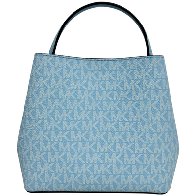 MICHAEL KORS PRATT バケット クロスボディ スモールMKシグネチャー 35S4S3FM5V1540 ライトスカイ マイケルコース 【101065175008】