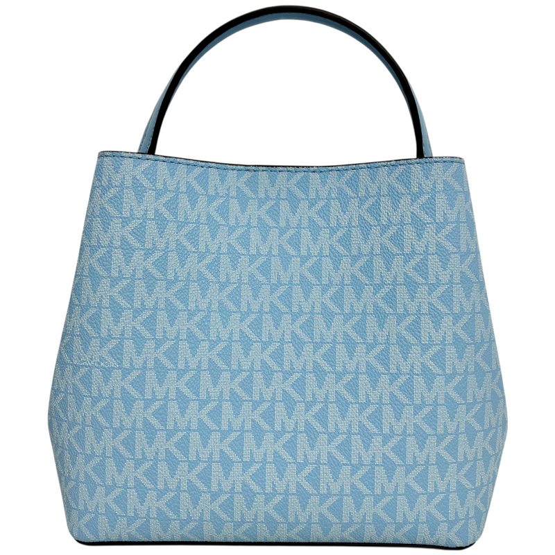 MICHAEL KORS PRATT バケット クロスボディ スモールMKシグネチャー 35S4S3FM5V1540 ライトスカイ マイケルコース 【101065175008】