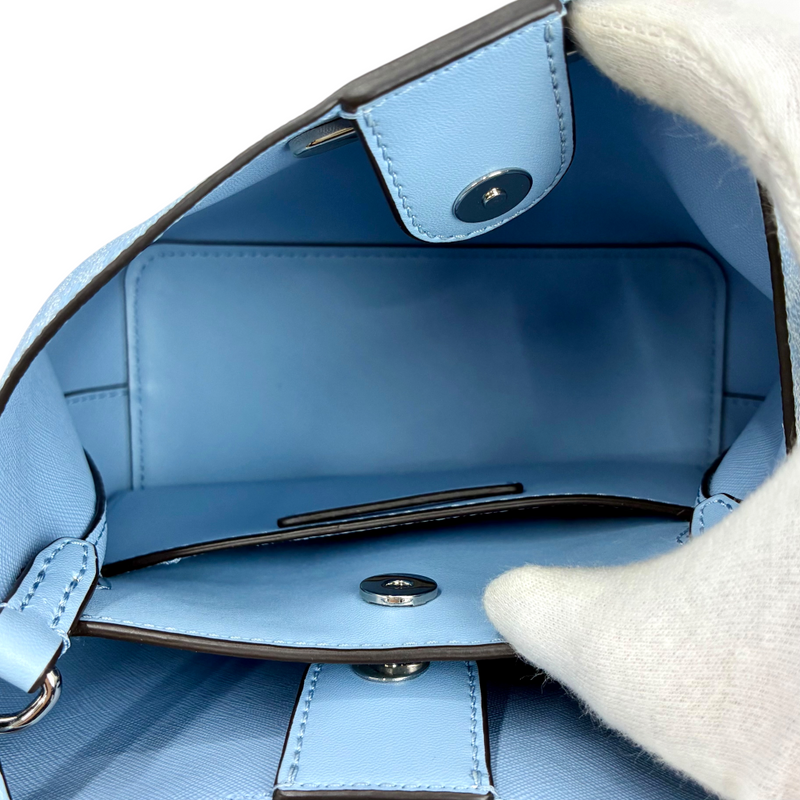 MICHAEL KORS PRATT バケット クロスボディ スモールMKシグネチャー 35S4S3FM5V1540 ライトスカイ マイケルコース 【101065175008】