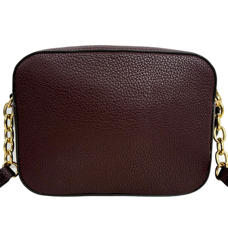 Lauren Ralph Lauren RLLロゴ ショルダーバッグ ボルドー ローレンラルフローレン 【101075892008】