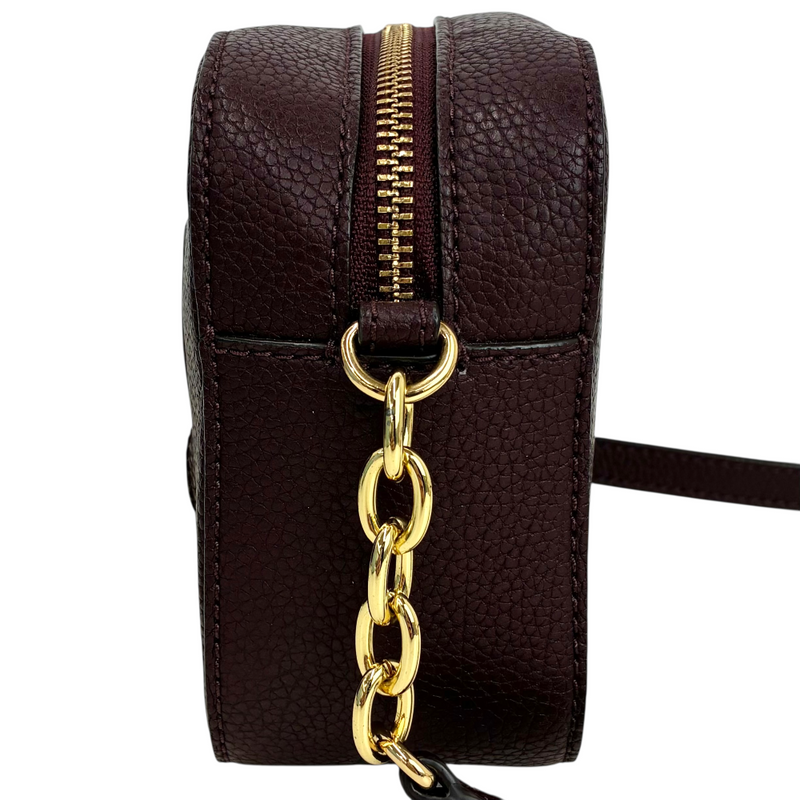 Lauren Ralph Lauren RLLロゴ ショルダーバッグ ボルドー ローレンラルフローレン 【101075892008】