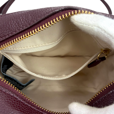 Lauren Ralph Lauren RLLロゴ ショルダーバッグ ボルドー ローレンラルフローレン 【101075892008】