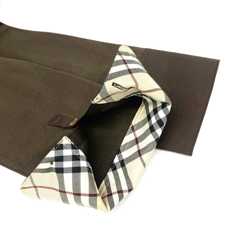 BURBERRY LONDON(バーバリーロンドン) 長袖 七分袖 シャツ ブラウン サイズ1 S相当 レディース トップス 【100058252008】