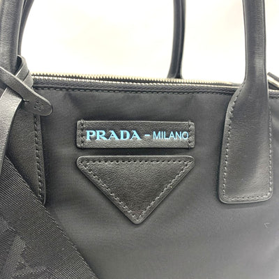PRADA(プラダ) コンセプトバッグ 2WAY ショルダーバッグ 1BA175 ナイロン×レザー ネロ ブラック レディース バッグ 【102061853003】
