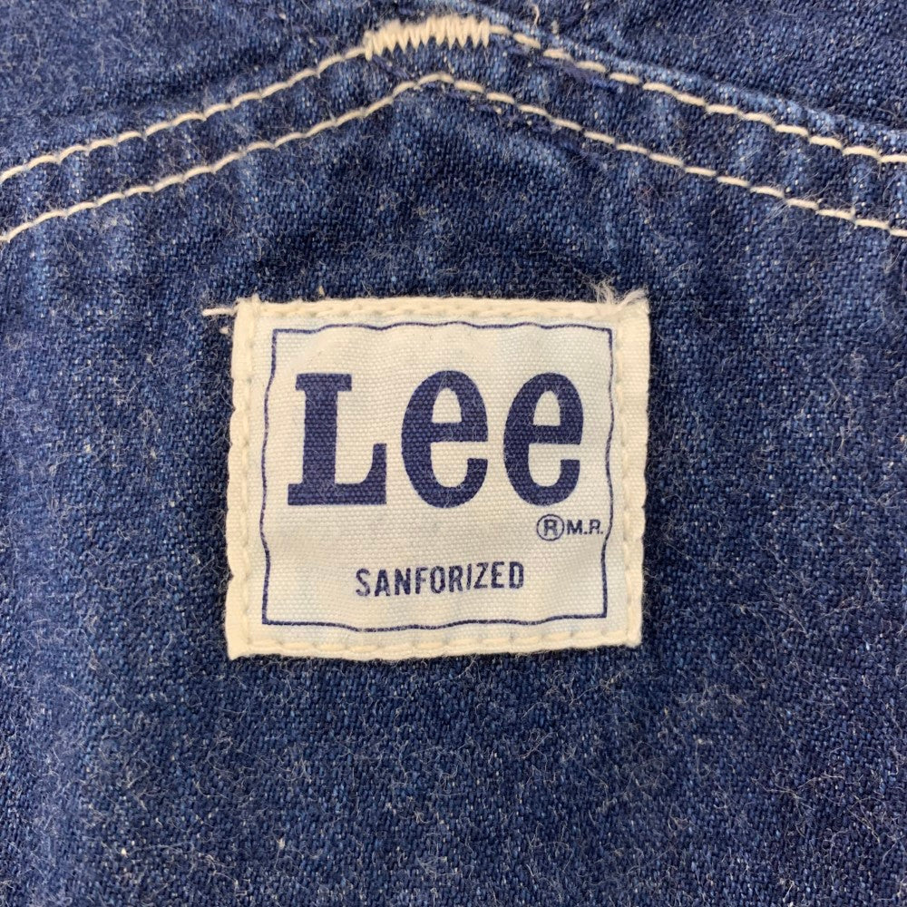 70s80s Lee 0254 WORK CLOTHES オーバーオール W34 Lee 0254 デニム オーバーオール サロペット サイズ30×33 リー