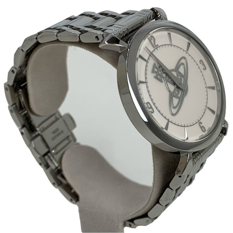 ヴィヴィアンウエストウッド 腕時計 VW-7043 アナログクォーツ オーブ時針 シルバー×ライトピンク Vivienne Westwood 【101043943005】
