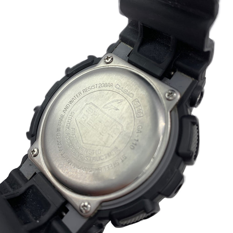 カシオ G-SHOCK 腕時計 GA-110 ブラック×レッド クロノグラフ 【101051739008】