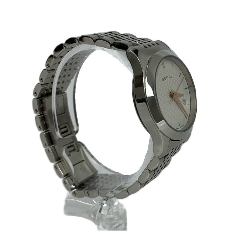 グッチ 腕時計 Gタイムレス YA126565 シルバー×ホワイト GUCCI 【102043033006】