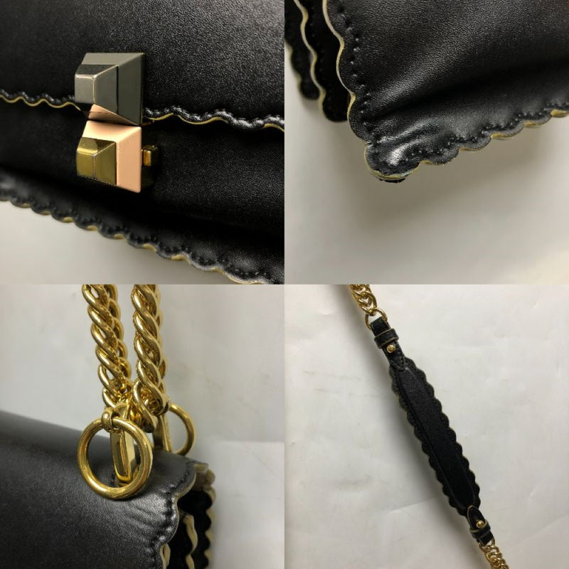 FENDI　フェンディ　ミニキャナイ　チェーンショルダーバッグ　8M0381　中古 【102045796007】