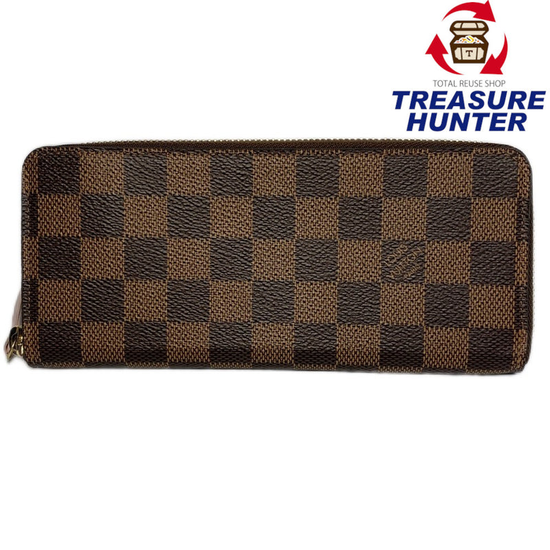 ルイヴィトン ダミエ ポルトフォイユ クレマンス N41626 ラウンドファスナー 長財布 LOUIS VUITTON 【240005001836】